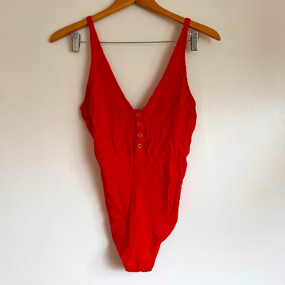 Lady Red Free People Intimately Bodysuit